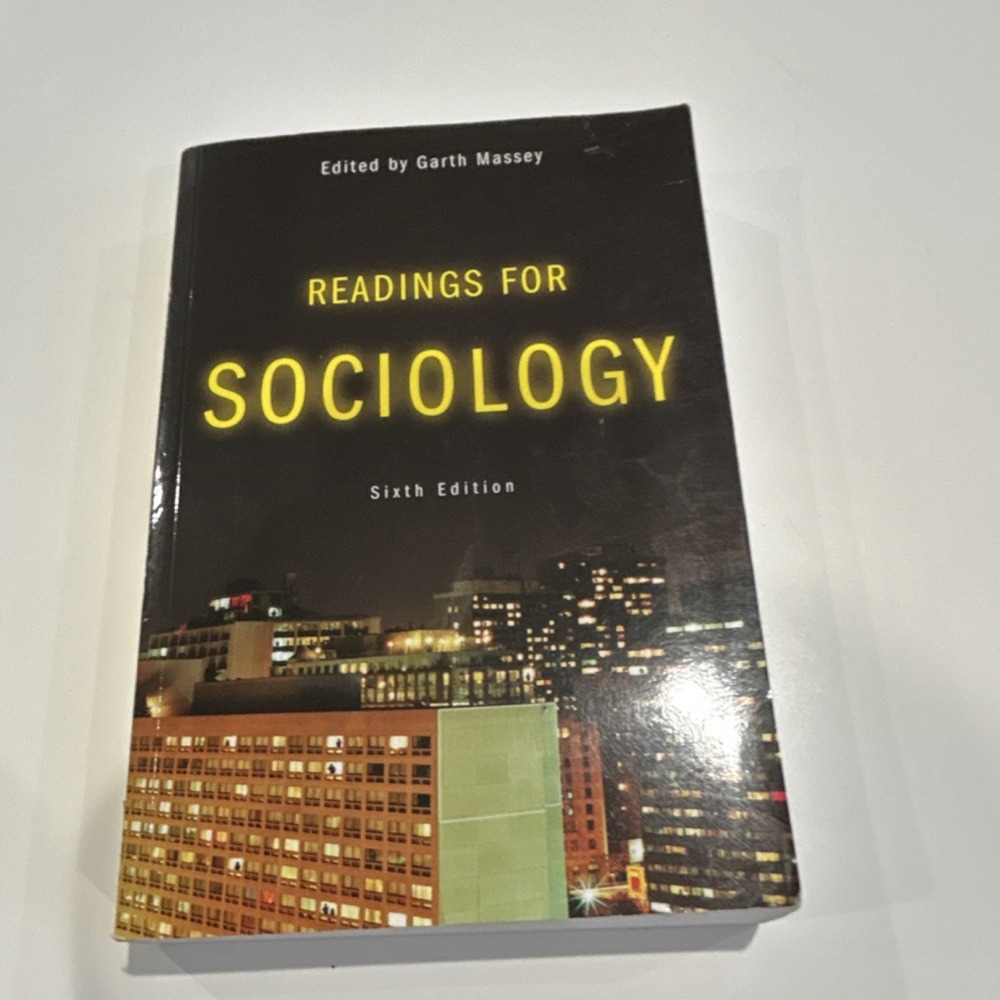 W. W. Norton Readings for Sociology Sixth Edition Massey Paperback Sociology